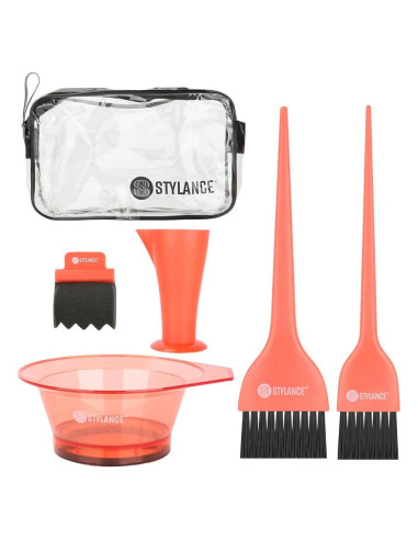 Kit de Tinte para Cabello STYLANCE 5 Piezas Naranja