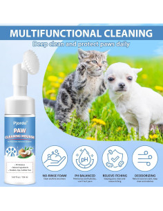 Limpiador de patas para perros y gatos Pjordo sin enjuague 2