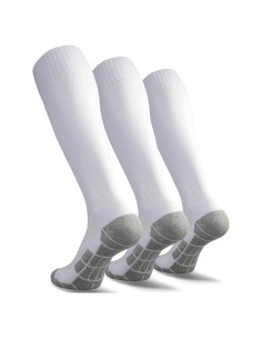 Calcetines de Fútbol CWVLC - 3 Pares Grandes Antideslizantes