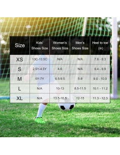 Calcetines de Fútbol CWVLC - 3 Pares Grandes Antideslizantes 2