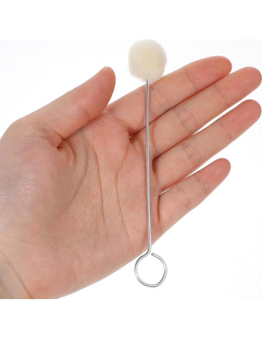 10 Cepillos de Bola de Lana para Tinte de Cuero Psyqtsuary