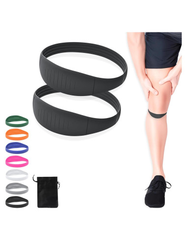 Banda de Rodilla Patelar COOLSET - Soporte Antideslizante Negro