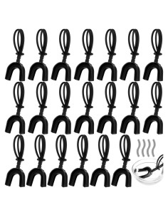 Dunzy 20 Pcs Protector Bucal Deportivo Moldeable con Correa