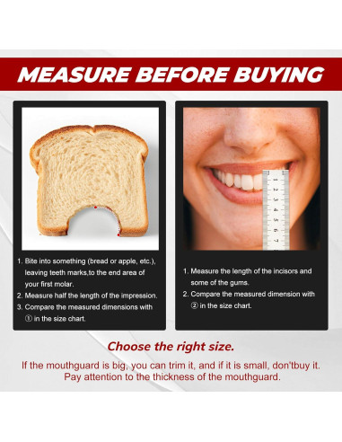 Dunzy 20 Pcs Protector Bucal Deportivo Moldeable con Correa