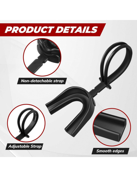 Dunzy 20 Pcs Protector Bucal Deportivo Moldeable con Correa