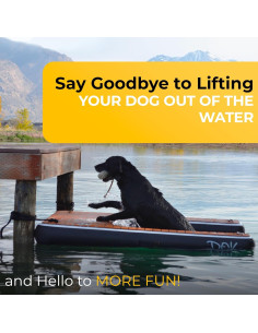 Rampa Inflable para Perros DOK Dog-DOK Mini 13.6kg PVC 2