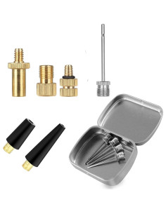 Juego de Adaptadores de Válvula de Bicicleta HDNNC 10 Piezas 2