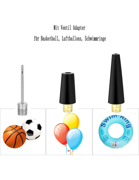 Juego de Adaptadores de Válvula de Bicicleta HDNNC 10 Piezas