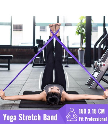 Conjunto de Pilates y Yoga Roenae con 5 Accesorios Morado