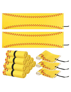 12 Toallas Enfriadoras de Microfibra HunnmingRe Softball 76x23cm