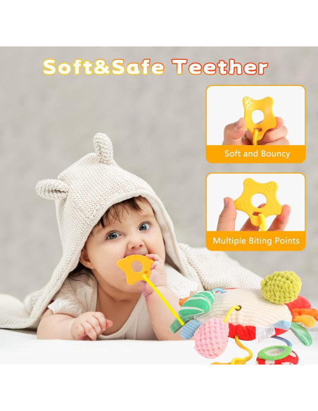 Juguete Colgante para Silla de Auto Ivrmtal Cangrejo 0-6 Meses