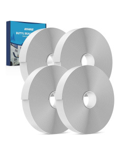 Cinta Butílica Kohree Blanca 4 Paquete 0.32cm x 1.9cm x 9.14m