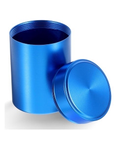 Caja de Pastillas Portátil WLLHYF Azul 6.8x4.5cm A Prueba de Agua