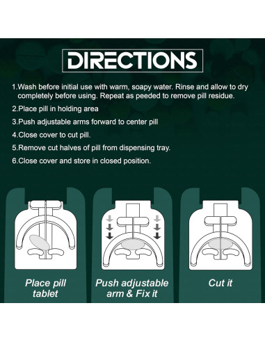 Cortador de Pastillas OTICA Healthcare TCPS1, Tamaño Viaje