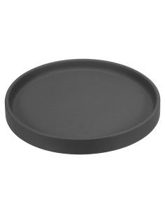 Plato de Cerámica Redondo PATIKIL 26 cm Negro para Plantas