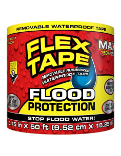 Cinta de goma impermeable Flex Tape 9.53 cm x 15.24 m MAX