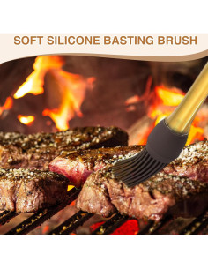 Juego de 8 Brochas de Silicona NAFJYR para Cocinar y Hornear 2