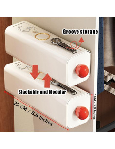 Cajón Colgante para Cápsulas de Café OULIGET Blanco 2