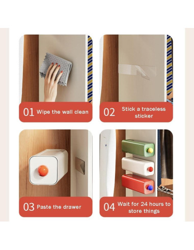 Cajón Colgante para Cápsulas de Café OULIGET Blanco