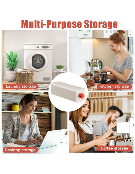 Cajón Colgante para Cápsulas de Café OULIGET Blanco