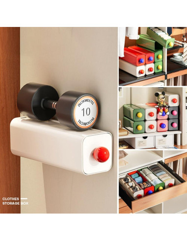 Cajón Colgante para Cápsulas de Café OULIGET Blanco