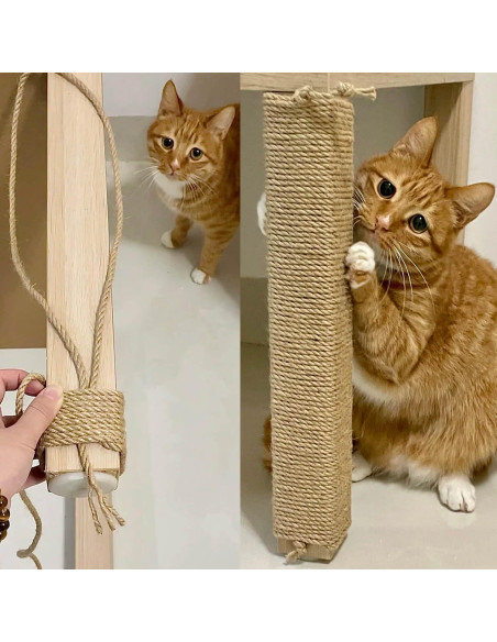 Cuerda de yute ILIKEEC 6mm 50m biodegradable para manualidades