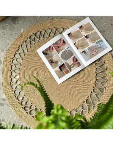 Cuerda de yute ILIKEEC 6mm 50m biodegradable para manualidades