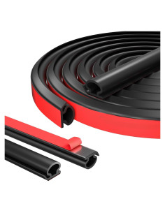 Sello de Puerta Lumimoi con Burlete Aislante 5.18m Negro