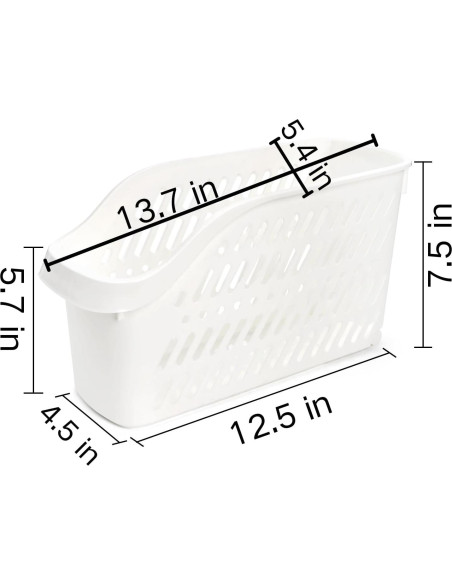 Organizador de Plástico Coloch 4 Pack para Debajo del Fregadero