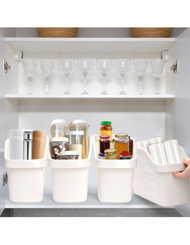 Organizador de Plástico Coloch 4 Pack para Debajo del Fregadero