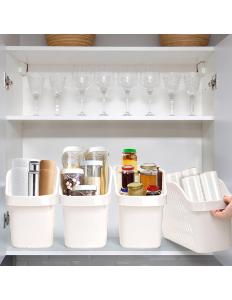 Organizador de Plástico Coloch 4 Pack para Debajo del Fregadero