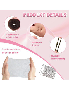 Hacedor de moño Mzario 76 PCS para niños - Set completo 2