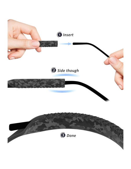 Correa Flotante para Gafas de Sol Neopreno Ajustable Camuflaje