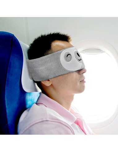 Máscara de Dormir Perezoso de Peluche VHOPMORE - Ajustable