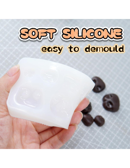 Moldes de Silicona Nuvretk para Narices de Perro - 7 Tamaños