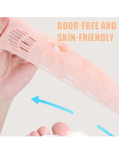 Separadores de Dedos de Silicona Frcvmk - 4 Pairs, Correctores de Juanetes 2