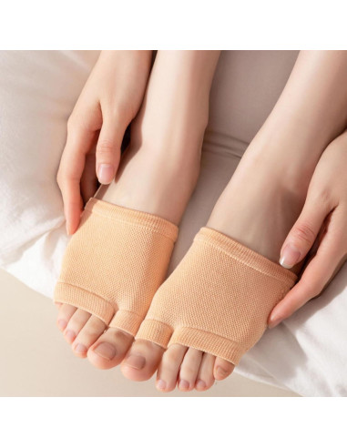 Calcetines Cortos para Dedos DUNKOING Mujeres 5 Pares Antideslizantes