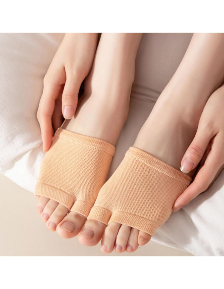 Calcetines Cortos para Dedos DUNKOING Mujeres 5 Pares Antideslizantes