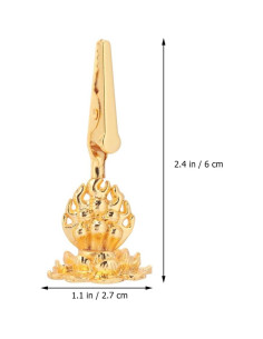 Soporte de Incienso Clip Cabilock 6 cm Base de Buda 2