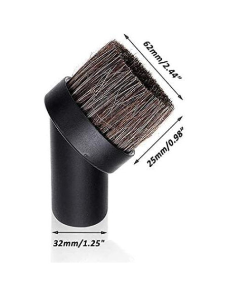 Cepillo de Polvo Universal KUJOBUY 3.18 cm Cerdas Suaves 2 Pcs