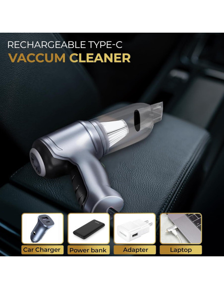 Aspiradora de Coche Inalámbrica Genérico HL-107 12,000Pa