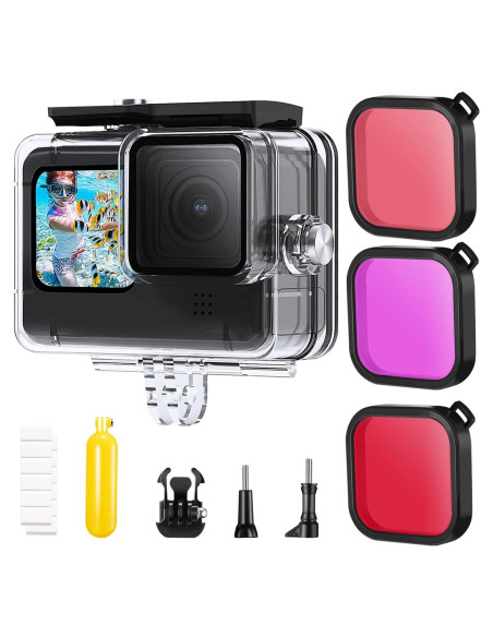 Funda Impermeable K&F Concept para GoPro Hero 13/12/11/10/9