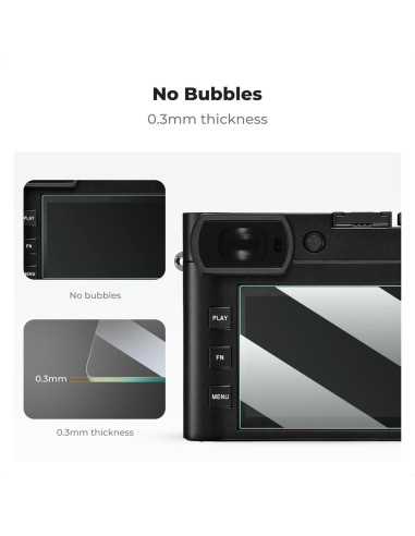 K&F Concept Protector de Pantalla para Cámara Leica Q2/Q3 - 3 Piezas