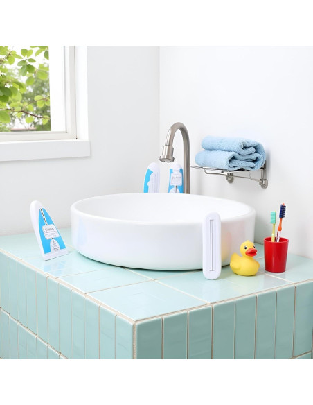 5 Exprimidores de Pasta Dental Tnyvm Blanco, Clips Prácticos