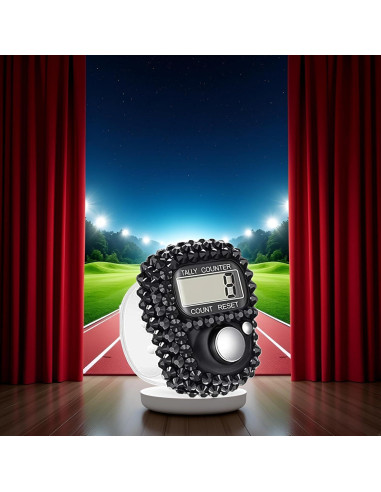 Contador Digital de Dedo Yxinjy 1 con Pantalla LCD Negra