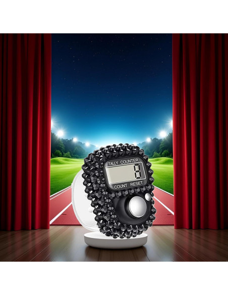 Contador Digital de Dedo Yxinjy 1 con Pantalla LCD Negra