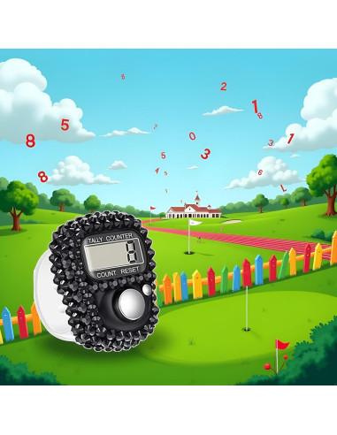 Contador Digital de Dedo Yxinjy 1 con Pantalla LCD Negra