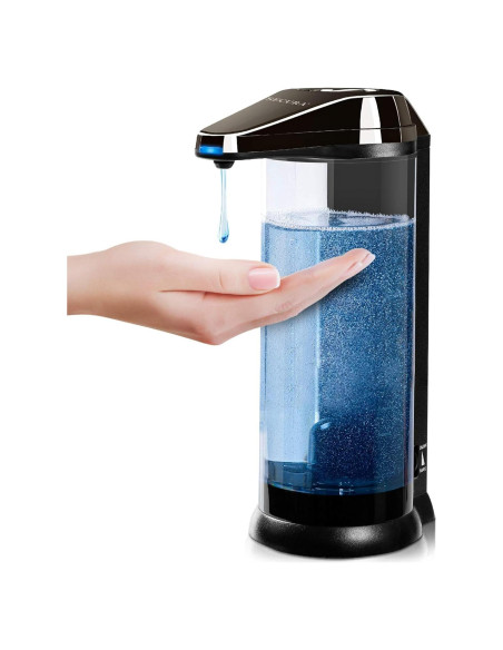 Dispensador Automático de Jabón Secura 500ml Gris Oscuro
