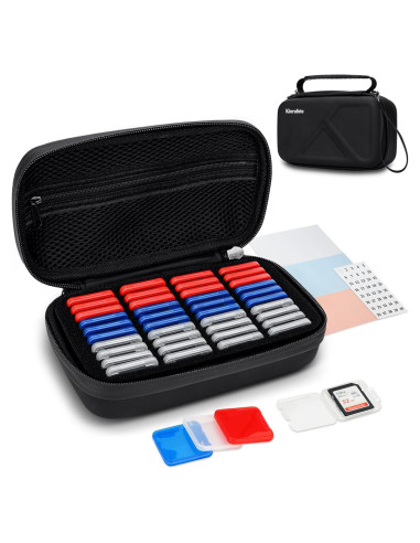 Funda organizadora para 40 tarjetas SD Kiorafoto impermeable