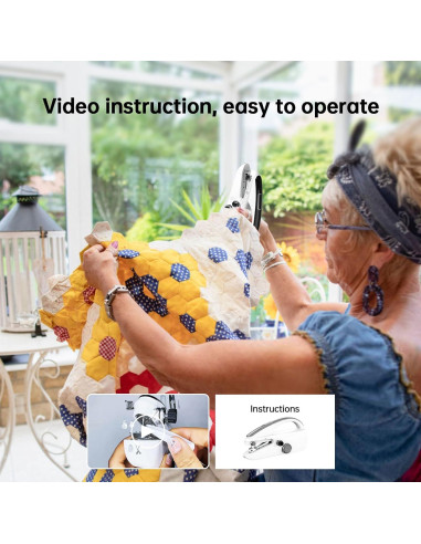 Máquina de Coser Portátil Aovly Weave X para Principiantes